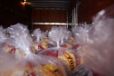 Servidores da Segurança arrecadam mais de 20 toneladas de alimentos. Foto:SESP