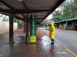 Limpeza do Terminal de Transporte Urbano de Foz contribui para reduzir disseminação da Covid-19
. Foto: Sanepar