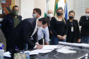 28.05.2020  Governador Carlos Massa RAtinho Junior em ArapongasFoto Gilson Abreu