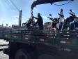 SESP retira todos os veículos do pátio da Delegacia de Piraquara. Foto:SESP