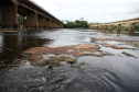 Rio Tibagi na divisa entre as cidades de Ibipora e Jataizinho no norte do Paraná.   13/05/2020 -  Foto: Geraldo Bubniak/AEN