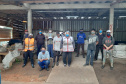 A Secretaria de Estado do Desenvolvimento Sustentável e do Turismo entregou 2.185 máscaras de pano para 29 cooperativas de materiais reciclados de 24 municípios paranaenses. A ação busca proteger os catadores de materiais recicláveis durante a pandemia do Covid-19. O repasse aconteceu a partir de segunda-feira (01). Foto: Divulgação/SEDEST
