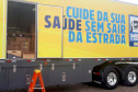 Sesa realiza ação para caminhoneiros, motoristas e viajantes em Campina Grande do Sul. FOTO:SESA