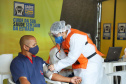 de proteção e prevenção aos profissionais que cortam as rodovias do Paraná garantindo o abastecimento das famílias, inclusive durante a pandemia de coronavírus.  
Foto: José Fernando Ogura/AEN
