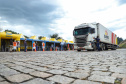 de proteção e prevenção aos profissionais que cortam as rodovias do Paraná garantindo o abastecimento das famílias, inclusive durante a pandemia de coronavírus.  
Foto: José Fernando Ogura/AEN