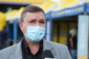 de proteção e prevenção aos profissionais que cortam as rodovias do Paraná garantindo o abastecimento das famílias, inclusive durante a pandemia de coronavírus.  
Foto: José Fernando Ogura/AEN