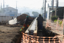 Obras Comec - Rua Arapongas no cruzamento com a av das torres - trincheira   - Sao José dos Pinhais-  29/05/2020 - Foto: Geraldo Bubniak/AEN