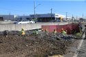 Obras Comec  - Av Rui Barbosa, no cruzamento com a Av das Torres  - Sao José dos Pinhais-  29/05/2020 - Foto: Geraldo Bubniak/AEN