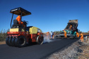 Uma das obras emblemáticas deste pacote é a pavimentação da PR-912 entre Palmas e Coronel Domingos Soares, 