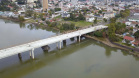 Nova ponte viabiliza importante eixo de crescimento de União da Vitória. Foto: José Fernando Ogura/AEN