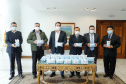O Paraná recebeu 400 mil máscaras cirúrgicas do Escritório Econômico e Cultural de Taipei no Brasil, organização que representa os interesses de Taiwan no País