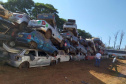 Polícia Civil remove 1,6 mil veículos de pátios em Cascavel. Foto: polícia Civil