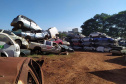 Polícia Civil remove 1,6 mil veículos de pátios em Cascavel. Foto: polícia Civil