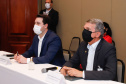 O governador Carlos Massa Ratinho Junior participou nesta quinta-feira (18) de uma reunião com a direção brasileira de Itaipu Binacional, em Foz do Iguaçu, e destacou que a parceria entre o Estado e a hidrelétrica é fundamental para ajudar o Paraná na retomada da economia.