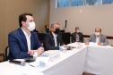 O governador Carlos Massa Ratinho Junior participou nesta quinta-feira (18) de uma reunião com a direção brasileira de Itaipu Binacional, em Foz do Iguaçu, e destacou que a parceria entre o Estado e a hidrelétrica é fundamental para ajudar o Paraná na retomada da economia.