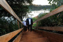 O governador Carlos Massa Ratinho Junior participou nesta quinta-feira (18) de uma reunião com a direção brasileira de Itaipu Binacional, em Foz do Iguaçu, e destacou que a parceria entre o Estado e a hidrelétrica é fundamental para ajudar o Paraná na retomada da economia.- Após a reunião, houve uma vistoria nas obras da Ponte da Integração Brasil-Paraguai, que estão em ritmo acelerado.