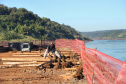 Segunda ponte de Foz do Iguaçu tem ritmo intenso de obras. Foto: José Fernando Ogura/AEN