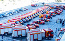 O Governo do Estado reforçou a estrutura do Corpo de Bombeiros do Paraná com a aquisição de 34 novos veículos e seis aparelhos desencarceradores. A entrega dos equipamentos foi feita nesta quarta-feira (24) pelo governador Carlos Massa Ratinho Junior em cerimônia simbólica no Palácio Iguaçu.