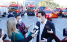 O Governo do Estado reforçou a estrutura do Corpo de Bombeiros do Paraná com a aquisição de 34 novos veículos e seis aparelhos desencarceradores. A entrega dos equipamentos foi feita nesta quarta-feira (24) pelo governador Carlos Massa Ratinho Junior em cerimônia simbólica no Palácio Iguaçu.