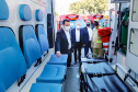 O Governo do Estado reforçou a estrutura do Corpo de Bombeiros do Paraná com a aquisição de 34 novos veículos e seis aparelhos desencarceradores. A entrega dos equipamentos foi feita nesta quarta-feira (24) pelo governador Carlos Massa Ratinho Junior em cerimônia simbólica no Palácio Iguaçu.