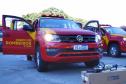 O Governo do Estado reforçou a estrutura do Corpo de Bombeiros do Paraná com a aquisição de 34 novos veículos e seis aparelhos desencarceradores.
A entrega dos equipamentos foi feita nesta quarta-feira (24) pelo governador Carlos Massa Ratinho Junior em cerimônia simbólica no Palácio Iguaçu.