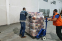 As cestas foram doadas pela Defesa Civil do Paraná e vão beneficiar principalmente haitianos, venezuelanos, cubanos e angolanos cadastrados no Ceim e em outros organismos de direitos humanos que atendem a esta população.
Foto: SEJUF