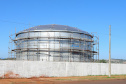 Obras de implantação de mais um reservatório de água para Cascavel e  terá capacidade para armazenar 2 milhões de litros de água e vai beneficiar diretamente aos moradores na região Norte da cidade. Com esse empreendimento, a Sanepar amplia em 200% a capacidade de reservação dos bairros que integram a região.Foto: Geraldo Bubniak/AEN