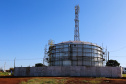 Obras de implantação de mais um reservatório de água para Cascavel e  terá capacidade para armazenar 2 milhões de litros de água e vai beneficiar diretamente aos moradores na região Norte da cidade. Com esse empreendimento, a Sanepar amplia em 200% a capacidade de reservação dos bairros que integram a região.Foto: Geraldo Bubniak/AEN