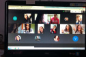 Professores promovem arraial virtual pelo Meet, com alunos. Foto:SEED