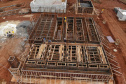 Obras da Sanepar em Laranjeiras do Sul.