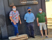 O sanepariano Silvio Gardi, ladeado pelos empresários Jamerson e Dirceu. Foto: Sanepar