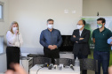 O secretário de Estado da Saúde Beto Preto entrega 57 novos leitos no Hospital Universitário (HU) de Londrina, sendo destinados exclusivamente aos pacientes confirmados e suspeitos da Covid-19, sendo 32 de UTI (adulto e pediátrica) e 25 de enfermaria.   20/07/2020 -  Foto: Geraldo Bubniak/AEN