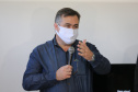 O secretário de Estado da Saúde Beto Preto entrega 57 novos leitos no Hospital Universitário (HU) de Londrina, sendo destinados exclusivamente aos pacientes confirmados e suspeitos da Covid-19, sendo 32 de UTI (adulto e pediátrica) e 25 de enfermaria.   20/07/2020 -  Foto: Geraldo Bubniak/AEN