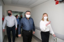 O secretário de Estado da Saúde Beto Preto entrega 57 novos leitos no Hospital Universitário (HU) de Londrina, sendo destinados exclusivamente aos pacientes confirmados e suspeitos da Covid-19, sendo 32 de UTI (adulto e pediátrica) e 25 de enfermaria.   20/07/2020 -  Foto: Geraldo Bubniak/AEN