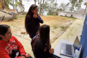 Professores realizam tutoria pedagógica via Meet com alunos das ilhas do litoral paranaense. Foto:SEED