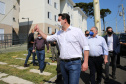 O Governador Carlos Massa Ratinho Junior vistoria nesta terca-feira (11/08), 416 unidade habitacionais no Loteamento Sao Geronimo em Campo Largo. Campo Largo, 11/08/2020 - Foto: Geraldo Bubniak/AEN