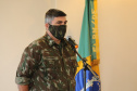 O Governador Carlos Massa Ratinho Junior recebe nesta quinta-feira (13/08), de maneira simbolica 100 fuzis do Exercito no Forte do PInheiro em Curitiba. Acompanhado do secretário da Segurança Pública do Paraná, Romulo Marinho Soares e do Comandante-Geral da Policia Militar do Paraná, coronel Péricles de Matos.   Curitiba, 13/08/2020 - Foto: Geraldo Bubniak/AEN