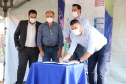 O Governador Carlos Massa Ratinho Junior autotiza nesta sexta-feira (14/08),  a ordem de servico para pavimentacao asfaltica no bairro Estados  em Fazenda Rio Grande acompanhado do secretário de Desenvolvimento Urbano, Joao Carlos Ortega Fazenda Rio Grande, 13/08/2020 - Foto: Geraldo Bubniak/AEN