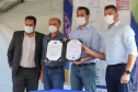O Governador Carlos Massa Ratinho Junior autotiza nesta sexta-feira (14/08),  a ordem de servico para pavimentacao asfaltica no bairro Estados  em Fazenda Rio Grande acompanhado do secretário de Desenvolvimento Urbano, Joao Carlos Ortega Fazenda Rio Grande, 13/08/2020 - Foto: Geraldo Bubniak/AEN