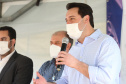 O Governador Carlos Massa Ratinho Junior autotiza nesta sexta-feira (14/08),  a ordem de servico para pavimentacao asfaltica no bairro Estados  em Fazenda Rio Grande acompanhado do secretário de Desenvolvimento Urbano, Joao Carlos Ortega Fazenda Rio Grande, 13/08/2020 - Foto: Geraldo Bubniak/AEN