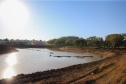 Obras para revitalizar o Parque Fundo de Vale em Guaira,  com instalação e adaptação de acessibilidade em todo o Parque, ampliação do lago, pista de caminhada, modernização paisagística, bancos e vegetação nova.   06/08/2020 -  Foto: Geraldo Bubniak/AEN