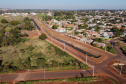 Obras de pavimentação na Av. Marginal e Rua Albino Guzella.  Os investimentos irão melhorar ainda mais o trânsito em Guaira, reduzindo o número de veículos na via principal que passa por dentro da cidade.   06/08/2020 -  Foto: Geraldo Bubniak/AEN