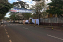 Escolas estaduais fazem entrega de material impresso por drive-thru. Foto:SEED