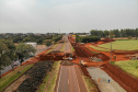 Construção de trincheira em Santa Terezinha do Itaipu.