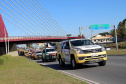 Curitiba, 29 de Agosto de 2020. Desfile de viaturas da PMPR. 