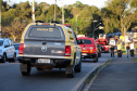 Curitiba, 29 de Agosto de 2020. Desfile de viaturas da PMPR. 