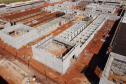 Obras de Construçao da Cadeia Publica de Guaira no loteamento Jardim Floresta com investimento de 16 milhoes. Exemplo da nova realidade do sistema carcerário que está sendo construída no Paraná. Acabar com o problema da superlotação em carceragens de delegacias e realocar os detentos em um espaço estruturado é uma das principais metas do Governo do Estado.   06/08/2020 -  Foto: Geraldo Bubniak/AEN