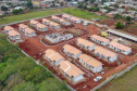 O primeiro Condomínio do Idoso do Paraná foi inaugurado em Jaguariaíva, nos Campos Gerais, e o segundo, em Foz do Iguaçu, na região Oeste, já atingiu 70% de execução. As 40 casas exclusivas para a melhor idade darão nova cara a uma região onde antes havia apenas mata fechada, no bairro Três Lagoas, a poucos quilômetros da famosa prainha do município. Foto: José Fernando Ogura/AEN