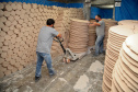 Porcelanas Germer. Criada em 1978, a fábrica emprega cerca de 500 pessoas e produz em média um milhão de peças por mês.Feito no Paraná. Foto: Ari Dias/AEN.