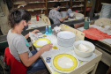  Uma das mais tradicionais indústrias da cidade é a Schimidt. A empresa, fundada em 1945, tem uma fábrica operando desde 1953 e hoje é uma das marcas de louças de mesa mais tradicionais do Brasil.. Foto: Ari Dias/AEN.